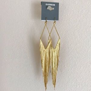 EXPRESS GOLD CHANDELIER EARRINGS